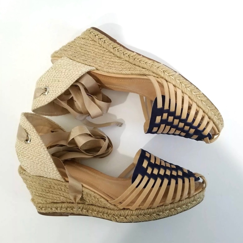 ⭐️HOST PICK⭐️SCHUTZ Isadora Ankle Wrap Espadrille Wedges - NEW - Size 8 - Picture 6 of 8